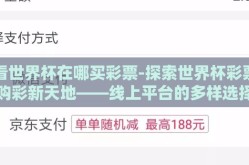 看世界杯在哪买彩票-探索世界杯彩票购彩新天地——线上平台的多样选择与注意事项