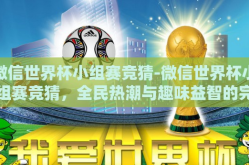 微信世界杯小组赛竞猜-微信世界杯小组赛竞猜，全民热潮与趣味益智的完美结合