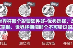 世界杯那个彩票软件好-优秀选择，尽在掌握，世界杯期间那个不可错过的彩票软件