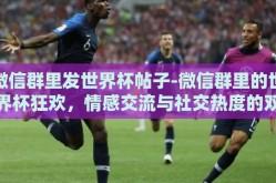 微信群里发世界杯帖子-微信群里的世界杯狂欢，情感交流与社交热度的双重盛宴