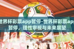 世界杯彩票app暂停-世界杯彩票app暂停，理性审视与未来展望