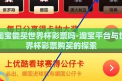淘宝能买世界杯彩票吗-淘宝平台与世界杯彩票购买的探索