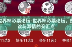 世界杯彩票论坛-世界杯彩票论坛，热议与激情的交汇点
