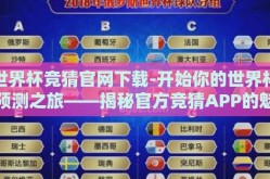 世界杯竞猜官网下载-开始你的世界杯预测之旅——揭秘官方竞猜APP的魅力