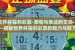 世界杯福利彩票-激情与幸运的交响——揭秘世界杯福利彩票的魅力与魅力背后的智慧