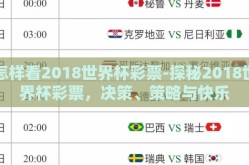 怎样看2018世界杯彩票-探秘2018世界杯彩票，决策、策略与快乐