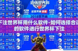 下注世界杯用什么软件-如何选择合适的软件进行世界杯下注