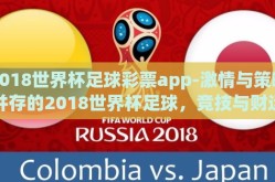 2018世界杯足球彩票app-激情与策略并存的2018世界杯足球，竞技与财运的双重盛宴