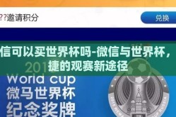微信可以买世界杯吗-微信与世界杯，便捷的观赛新途径
