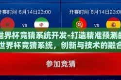 世界杯竞猜系统开发-打造精准预测的世界杯竞猜系统，创新与技术的融合