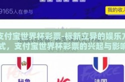 支付宝世界杯彩票-标新立异的娱乐方式，支付宝世界杯彩票的兴起与影响