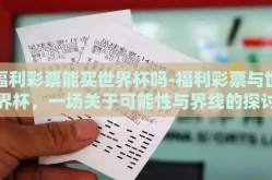 福利彩票能买世界杯吗-福利彩票与世界杯，一场关于可能性与界线的探讨