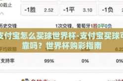 支付宝怎么买球世界杯-支付宝买球可靠吗？世界杯购彩指南
