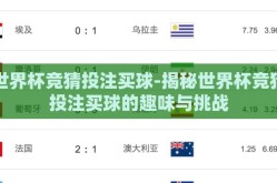 世界杯竞猜投注买球-揭秘世界杯竞猜投注买球的趣味与挑战