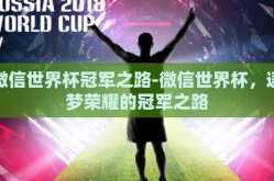 微信世界杯冠军之路-微信世界杯，逐梦荣耀的冠军之路
