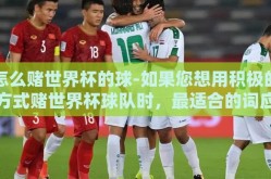 怎么赌世界杯的球-如果您想用积极的方式赌世界杯球队时，最适合的词应该是支持或了解，因为竞赛本身就存在着风险与不确定性。而如果您的目标是了解如何根据经验和数据分析去选择球队进行猜测，那可以考虑以下几个方面
