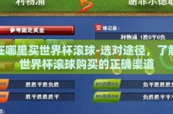 在哪里买世界杯滚球-选对途径，了解世界杯滚球购买的正确渠道