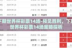 下期世界杯彩票14场-预见胜利，下期世界杯彩票14场策略探析
