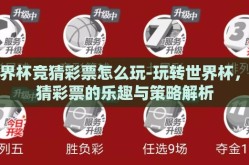 世界杯竞猜彩票怎么玩-玩转世界杯，竞猜彩票的乐趣与策略解析