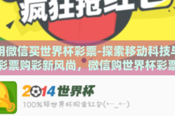 用微信买世界杯彩票-探索移动科技与彩票购彩新风尚，微信购世界杯彩票的便捷与挑战