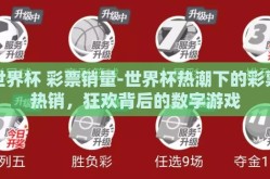 世界杯 彩票销量-世界杯热潮下的彩票热销，狂欢背后的数字游戏