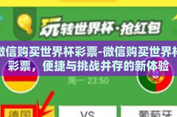 微信购买世界杯彩票-微信购买世界杯彩票，便捷与挑战并存的新体验