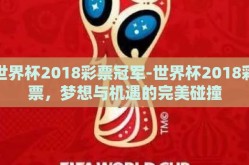 世界杯2018彩票冠军-世界杯2018彩票，梦想与机遇的完美碰撞