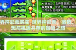 世界杯彩票购买-世界杯彩票，激情、梦想与机遇并存的冒险之旅