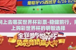 网上去哪买世界杯彩票-稳健前行，网上购彩世界杯的明智选择