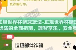 正规世界杯赌球玩法-正规世界杯赌球玩法的全面指南，理智享乐、安全参与