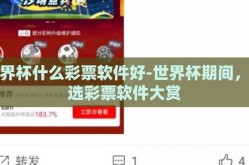 世界杯什么彩票软件好-世界杯期间，优选彩票软件大赏