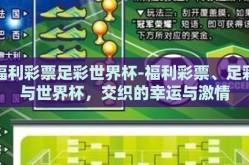 福利彩票足彩世界杯-福利彩票、足彩与世界杯，交织的幸运与激情