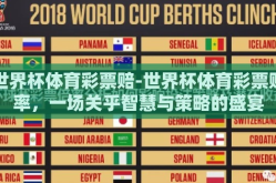 世界杯体育彩票赔-世界杯体育彩票赔率，一场关乎智慧与策略的盛宴