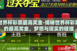 世界杯彩票最高奖金-揭秘世界杯彩票的最高奖金，梦想与现实的碰撞