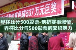 世界杯比分500彩票-剖析赛事激情，世界杯比分与500彩票的交织魅力