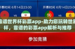 靠谱世界杯彩票app-助力您玩转世界杯，靠谱的彩票app解析与推荐