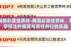 网易彩票世界杯-网易彩票世界杯，数字投注的盛宴与责任并行的乐趣