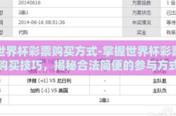 世界杯彩票购买方式-掌握世界杯彩票购买技巧，揭秘合法简便的参与方式