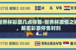 世界杯彩票几点停售-世界杯激情之夜，解密彩票停售时刻