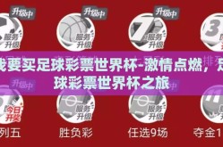 我要买足球彩票世界杯-激情点燃，足球彩票世界杯之旅