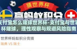 支付宝怎么赌球世界杯-支付宝与世界杯赌球，理性观察与规避风险指南