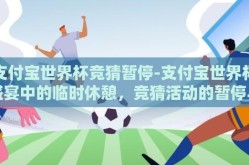 支付宝世界杯竞猜暂停-支付宝世界杯盛宴中的临时休憩，竞猜活动的暂停与期待