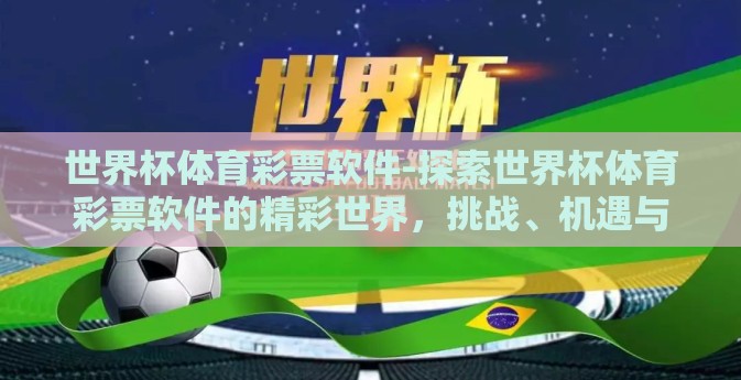 世界杯体育彩票软件-探索世界杯体育彩票软件的精彩世界，挑战、机遇与理性抉择
