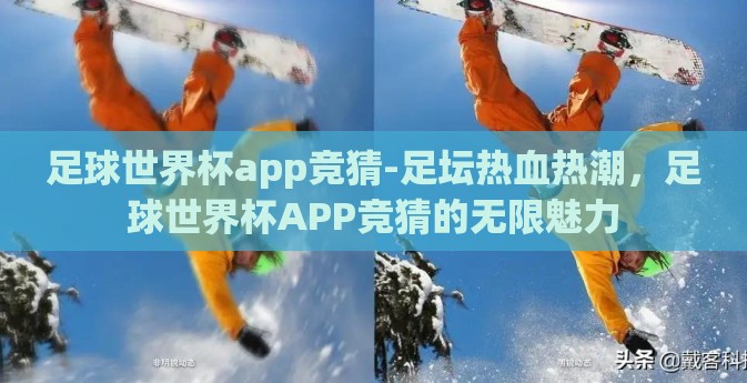 足球世界杯app竞猜-足坛热血热潮，足球世界杯APP竞猜的无限魅力