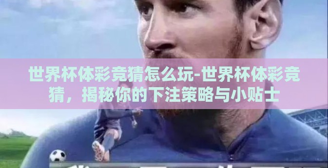 世界杯体彩竞猜怎么玩-世界杯体彩竞猜，揭秘你的下注策略与小贴士