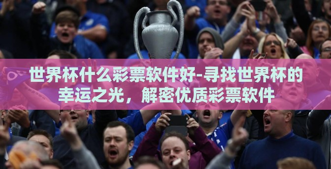 世界杯什么彩票软件好-寻找世界杯的幸运之光，解密优质彩票软件