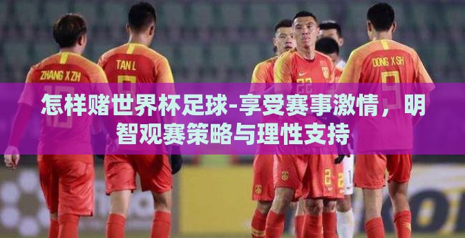 怎样赌世界杯足球-享受赛事激情,明智观赛策略与理性支持 怎样赌世界杯足球-享受赛事激情,明智观赛策略与理性支持
