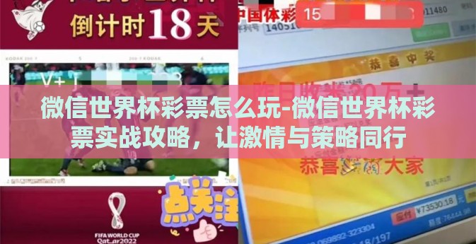 微信世界杯彩票怎么玩-微信世界杯彩票实战攻略，让激情与策略同行