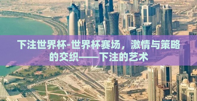 下注世界杯-世界杯赛场,激情与策略的交织——下注的艺术 下注世界杯-世界杯赛场,激情与策略的交织——下注的艺术