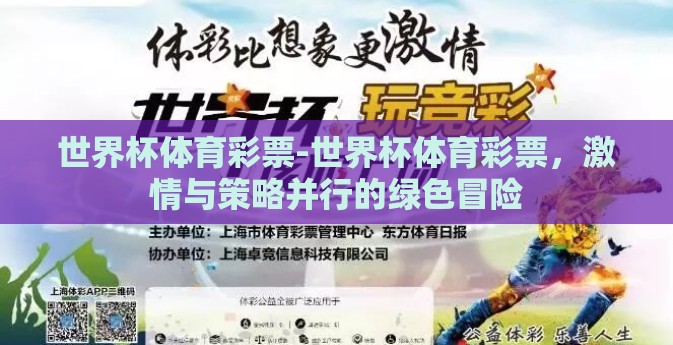 世界杯体育彩票-世界杯体育彩票，激情与策略并行的绿色冒险